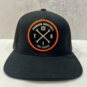 Hoonigan Industries Tire Slayer Black Trucker Hat SnapBack